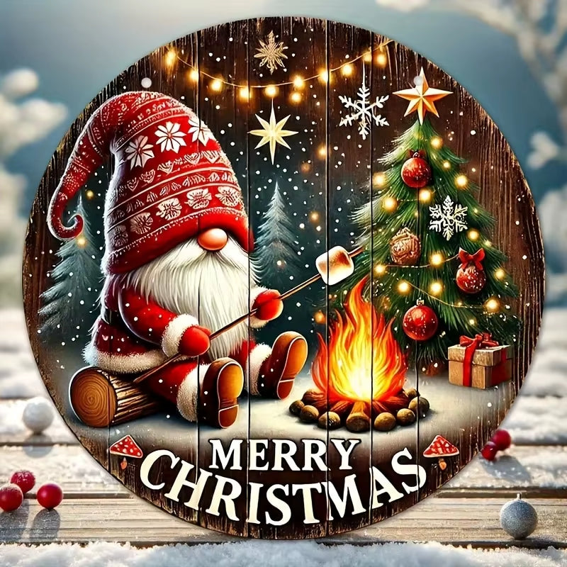 1Pc Christmas Decorations Wooden Sign Merry Christmas Wooden Sign Hanging Decorations Christmas Sign