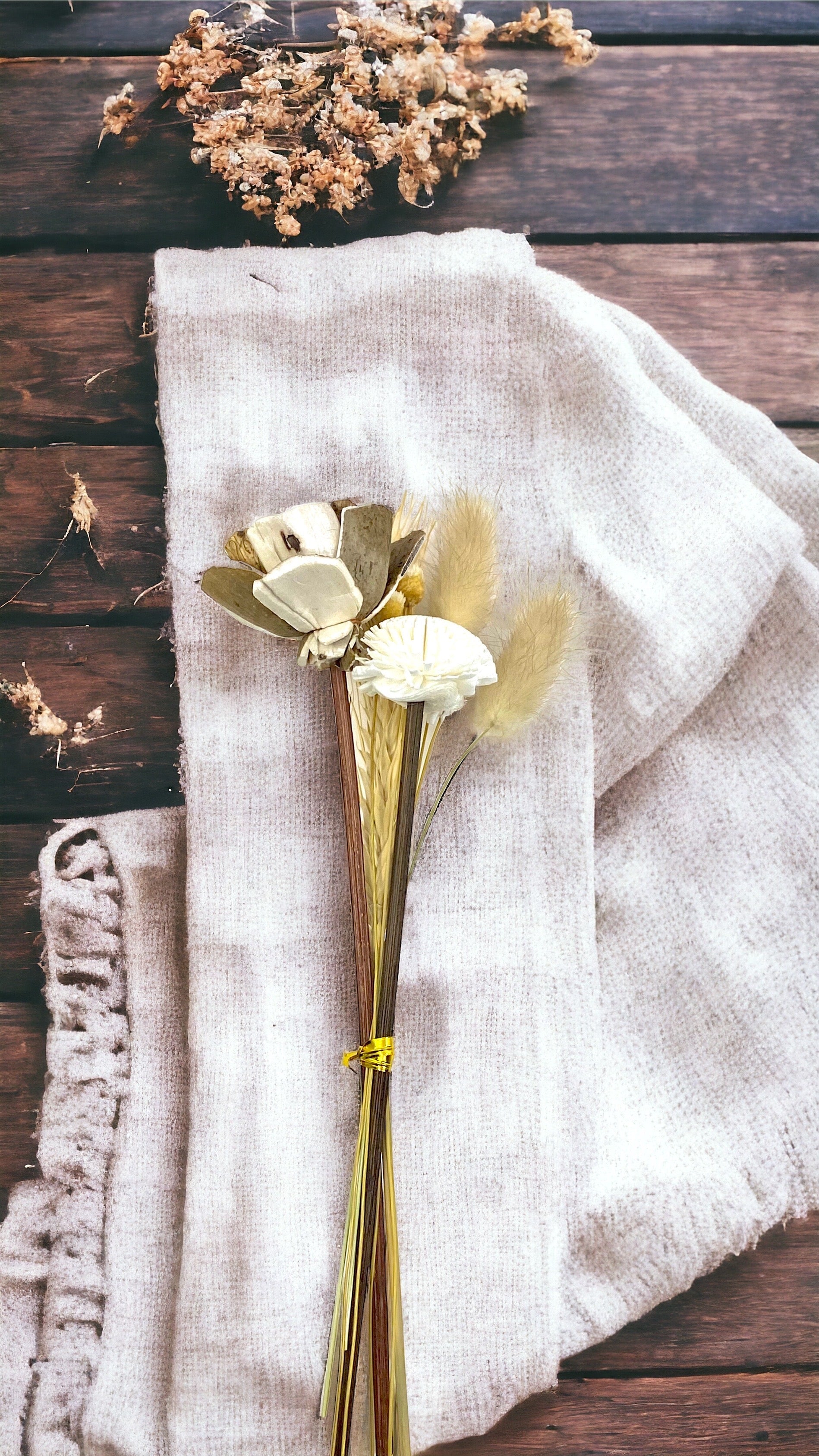 Reed Diffuser Replacement Sticks, the Great Plains, Rattan Wood Flower