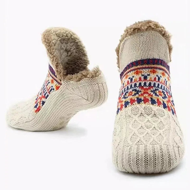 Fall and Winter Floor Socks Home Warm Women Men Socks Snow Socks Sleep Carpet Socks Slippers Socks Men Non-Slip Yoga Socks 2025