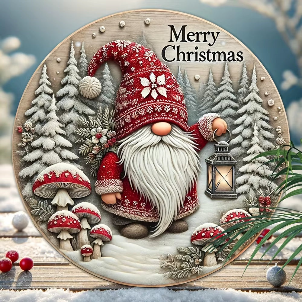 1Pc Christmas Decorations Wooden Sign Merry Christmas Wooden Sign Hanging Decorations Christmas Sign