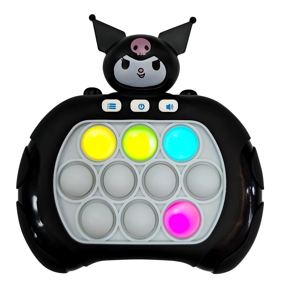 2024 New Pikachu Quick Push Game Pop up Fidget Bubble Electronic Pop It Pro Game Light Antistress Toys for Adult Kids Gift 2024